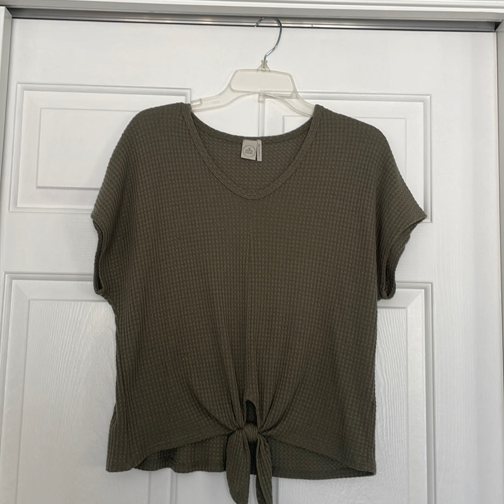 Paper Crane Waffle Knit Top